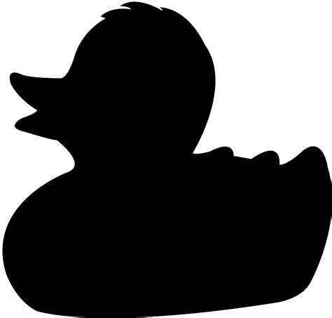 rubber duck silhouette|rubber duck silhouette images.